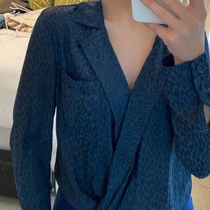 BB Dakota Navy Blouse